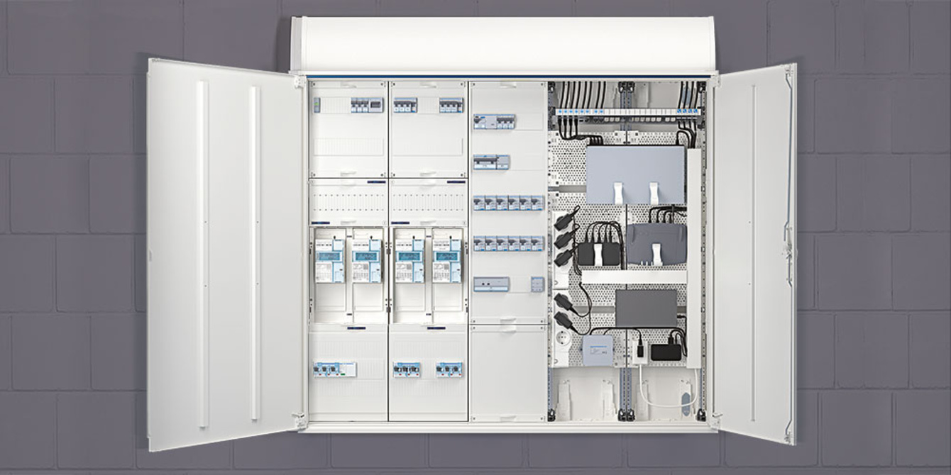 Technikzentrale bei LS Elektrotechnik in Grasberg